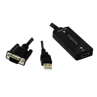 ADATTATORE VGA CON AUDIO USB - HDMI