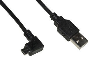 CAVO USB 2.0 A DRITTO - MICRO-B ANGOLO A DESTRA MT 2