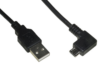 CAVO USB 2.0 A DRITTO - MICRO-B ANGOLO A SINISTRA MT 2