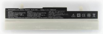 Batteria compatibile. 9 celle - 10.8 / 11.1 V - 6600 mAh - 73 Wh - colore BIANCO - peso 480 grammi circa - dimensioni MAGGIORATE.