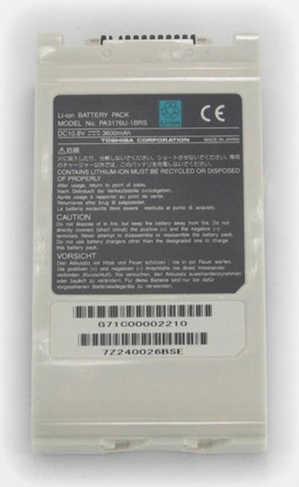 Batteria compatibile. 6 celle - 10.8 / 11.1 V - 3600 mAh - 40 Wh - colore SILVER - peso 320 grammi circa - dimensioni STANDARD.